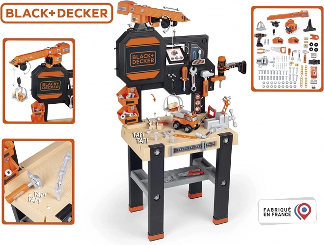 Atelier de lucru cu macara Black+Decker