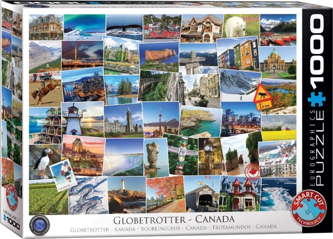 Puzzle Světoběžník - Canada 1000 de piese