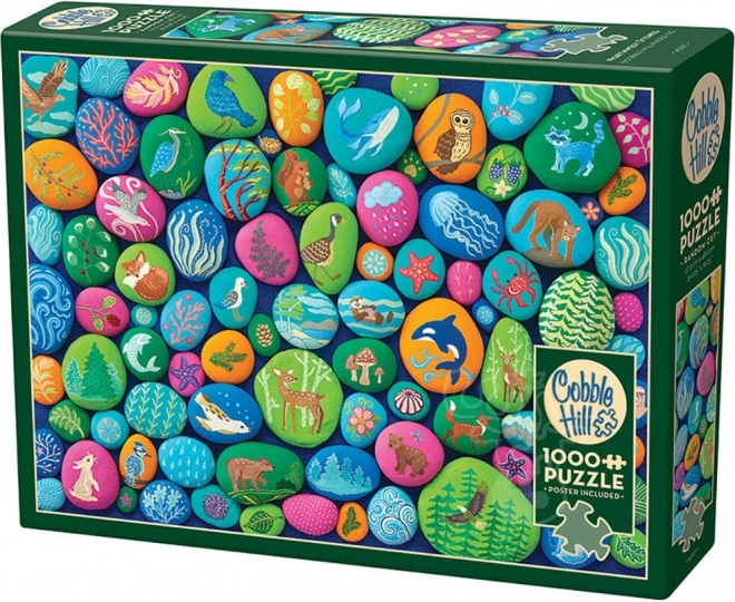 Puzzle Pietre Pictate din Nord-Vest 1000 Piese