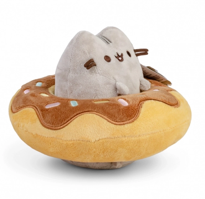 Jucărie de pluș Pusheen cu gogoșă de ciocolată