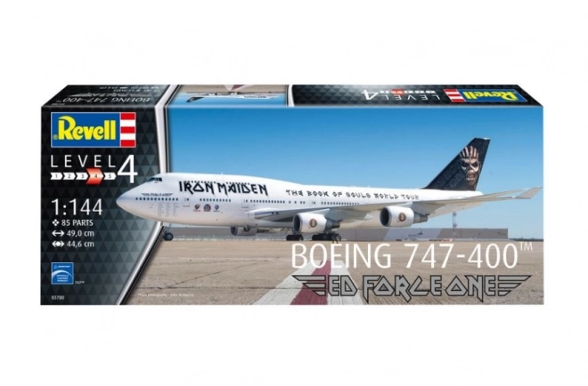 Model plastic Boeing 747-400 Ed Force One 1/144