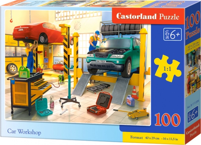 Puzzle Atelier auto 100 piese