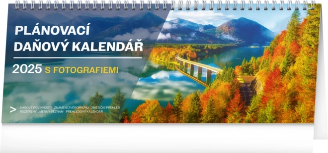 Calendar planificator fiscal Notique 2025 cu fotografii