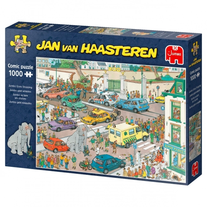 Puzzle Jan van Haasteren Jumbo - La cumpărături, 1000 de piese