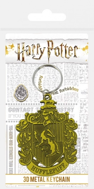 Breloc metalic Harry Potter - Casa Hufflepuff