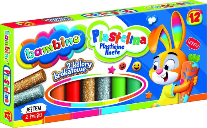 Plastilină Bambino 12 culori