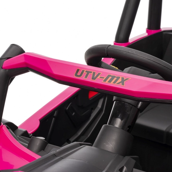 Automobil electric pentru copii Buggy Madman UTV-MX roz