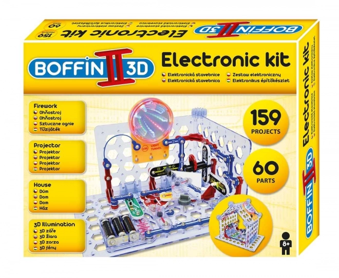 Set de construcție interactiv Boffin II 3D