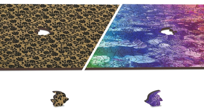 Puzzle reversibil 2‑în‑1 pentru distracție dublă