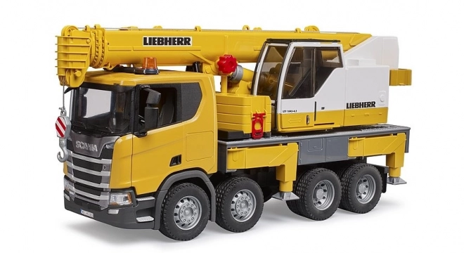 Camion Scania cu Macara Liebherr