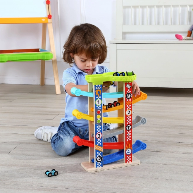 Tooky Toy Tobogan Colorat pentru Mașini