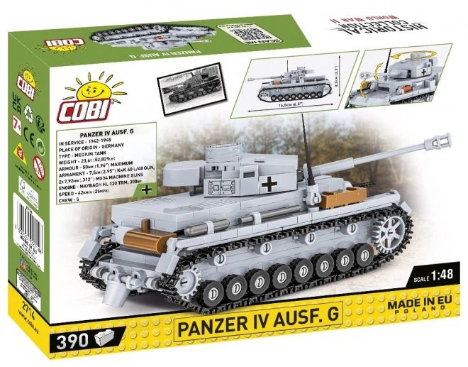 model COBI Panzer IV Ausf D, scară 1:48