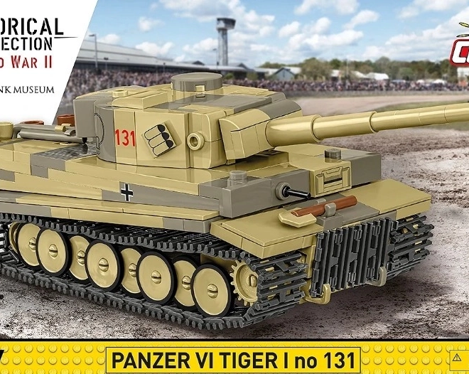 Model tanc Panzer VI Tiger I nr. 131 de la COBI
