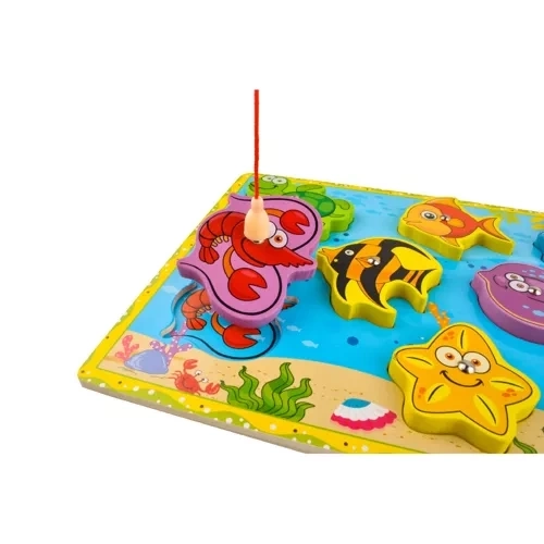 Puzzle Interactivă Pescuit Rybki