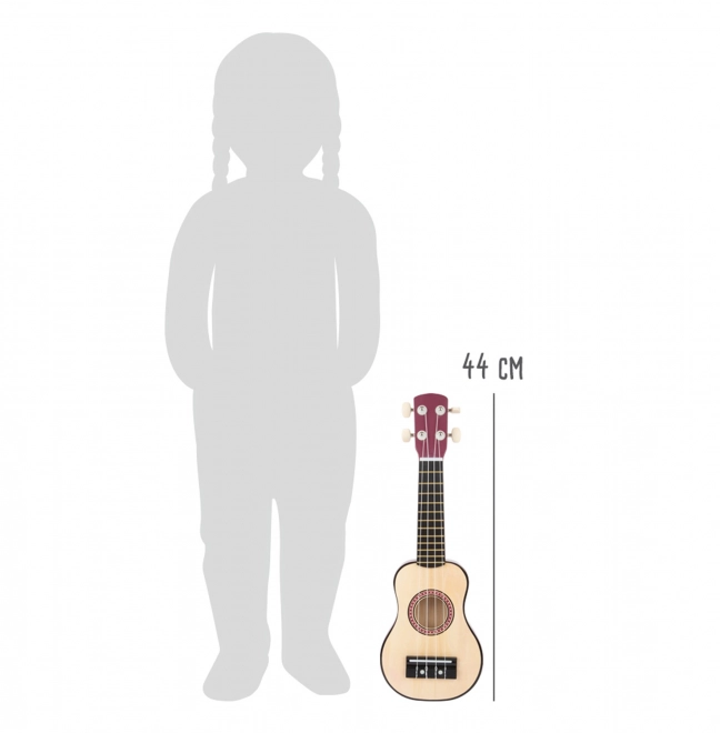 Ukulele din lemn Small Foot pentru copii