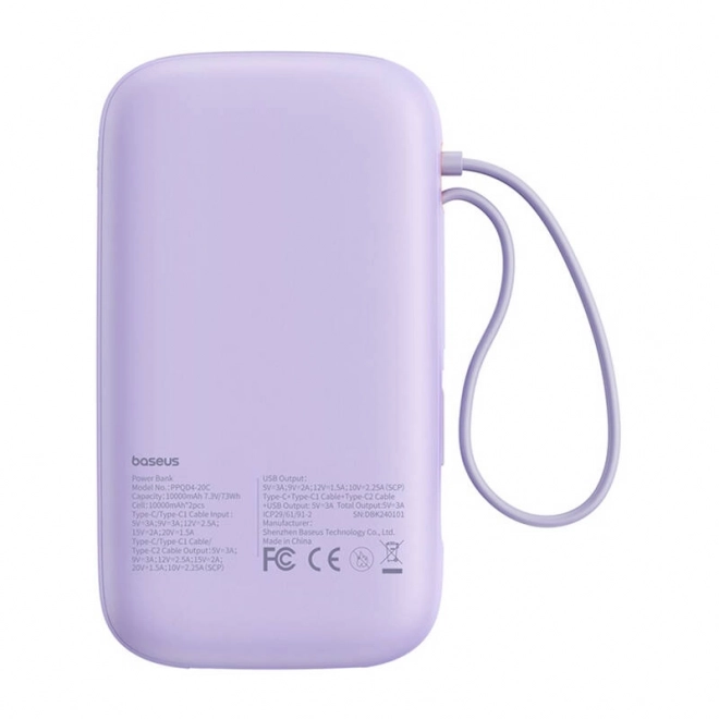 Powerbank compact Baseus 20000mAh cu încărcare rapidă