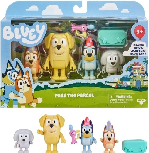 Set figurine Bluey 4-pack