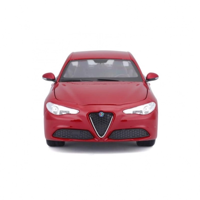 alfa romeo giulia 2016 metalic roșu la scară 1:24 de la Bburago