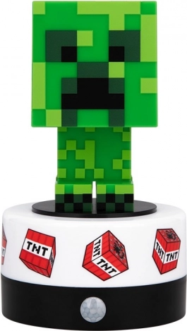 Minecraft lampă de noapte Creeper cu detectare mișcare și sunet