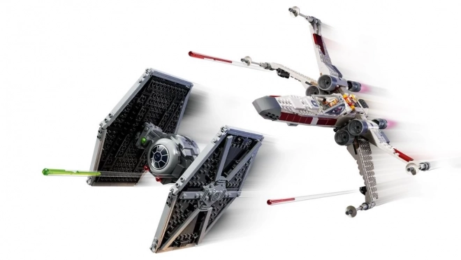 Stel Star Wars TIE și X-wing LEGO