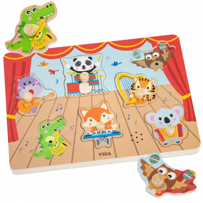 Puzzle VIGA animale muzicieni