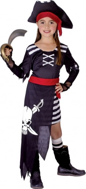 Costum de carnaval Pirată pentru copii