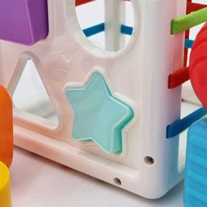 Cub senzorial WOOPIE pentru copii cu forme colorate