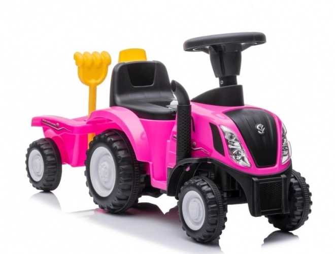 Tractor New Holland roz pentru copii