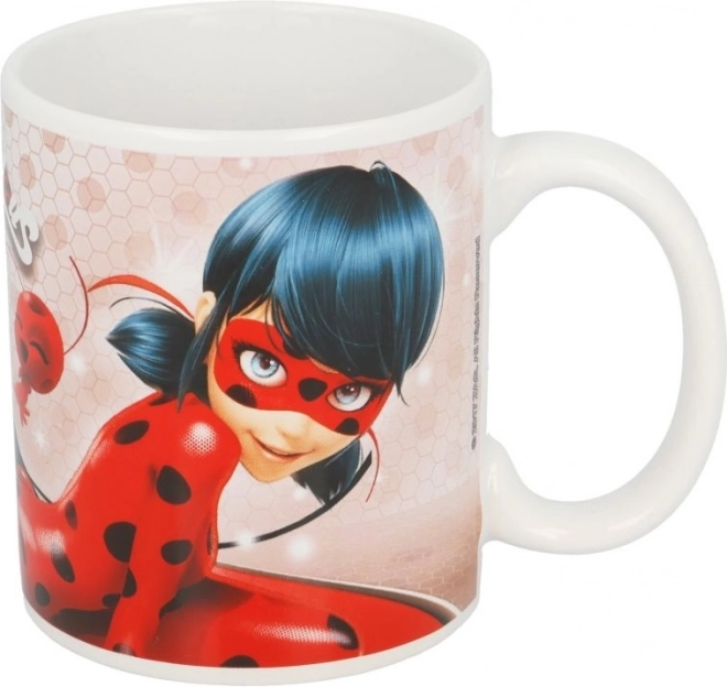 Cana ceramică 325 ml Miraculous Ladybug și Chat Noir