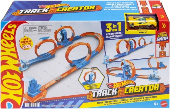 autodrom hot wheels track creator – trei bucle