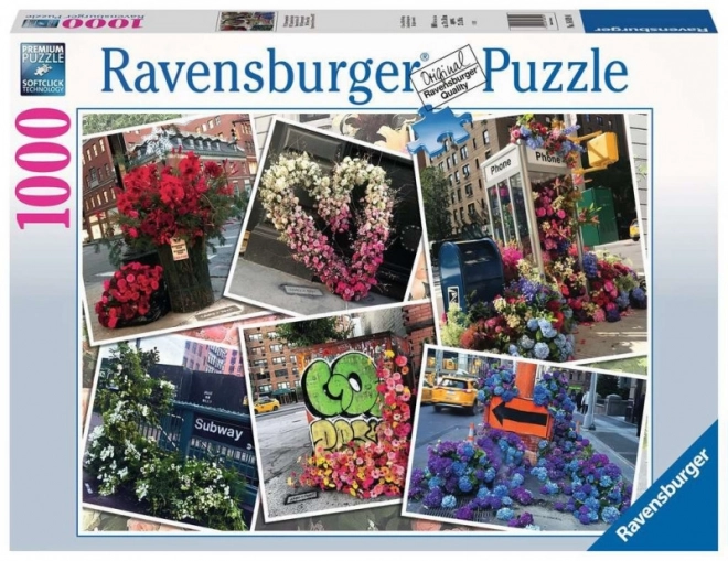 Puzzle 1000 piese florile New York