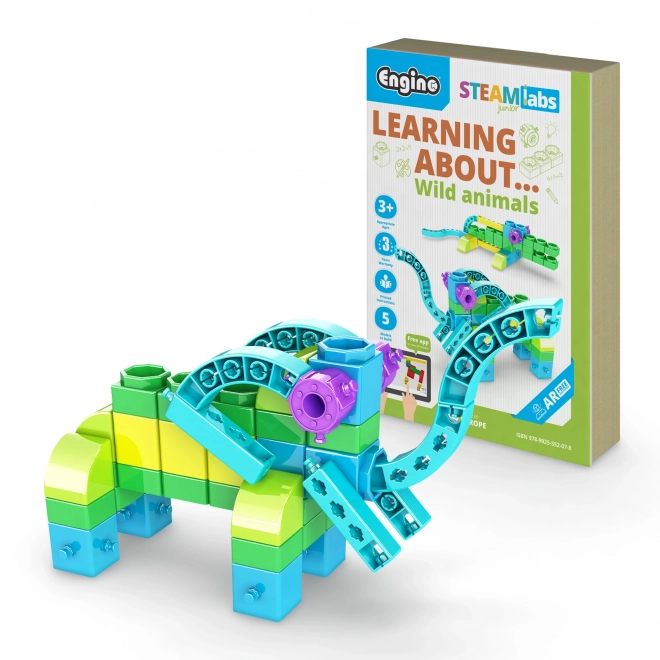 Set educativ ENGINO - animale sălbatice