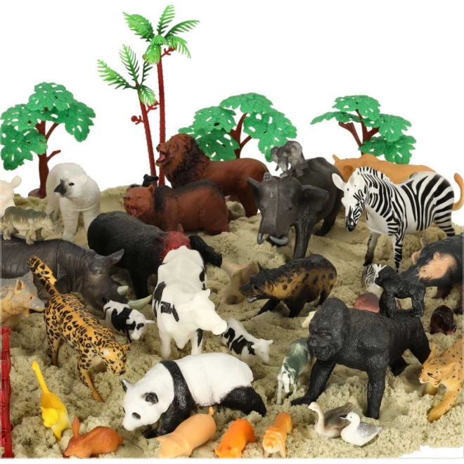 Set figurine animale zoo