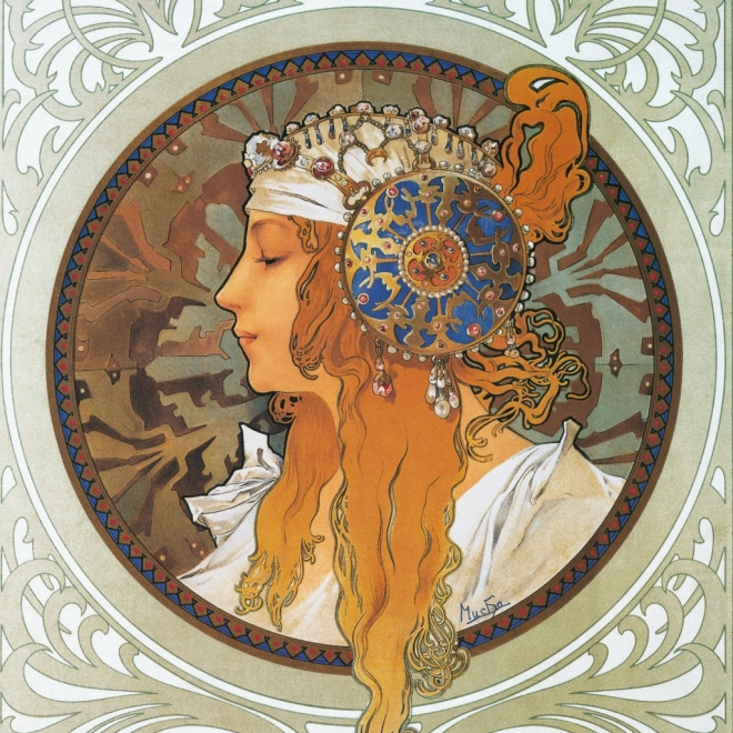 Calendar de notițe Alfons Mucha 2026