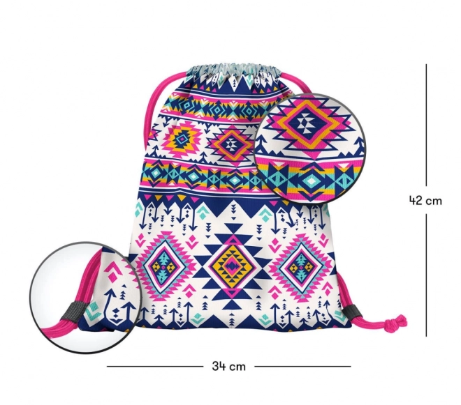 Săculeț Boho pentru încălțăminte Baagl