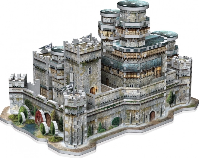 Puzzle 3D WREBBIT Jocul Tronurilor: Winterfell 910 piese