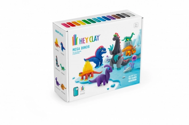 Set mega dinozauri plastilină Hey Clay