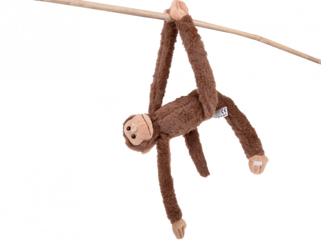 Mascotă agățată maimuță maro 40 cm