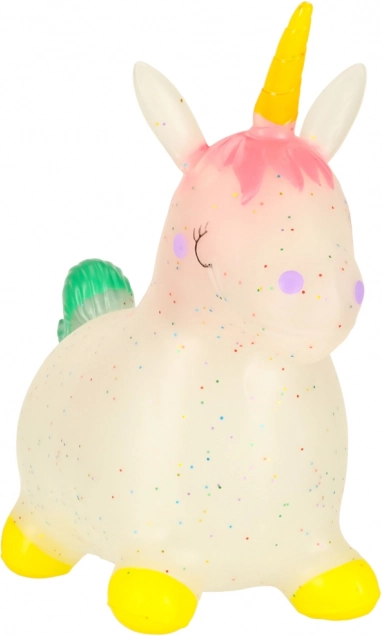 Jucărie săltăreață pentru copii cu pompă - Unicorn din cauciuc