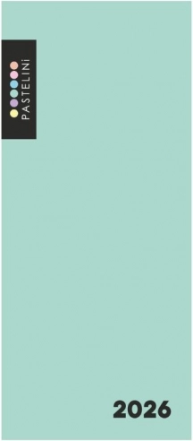 Diář lunar 2026 PASTELINI verde