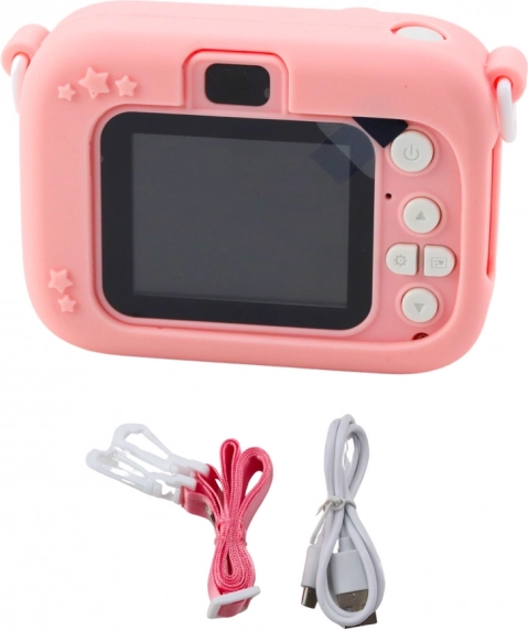 Aparat foto pentru copii Unicorn Roz 48Mpx HD 1080P