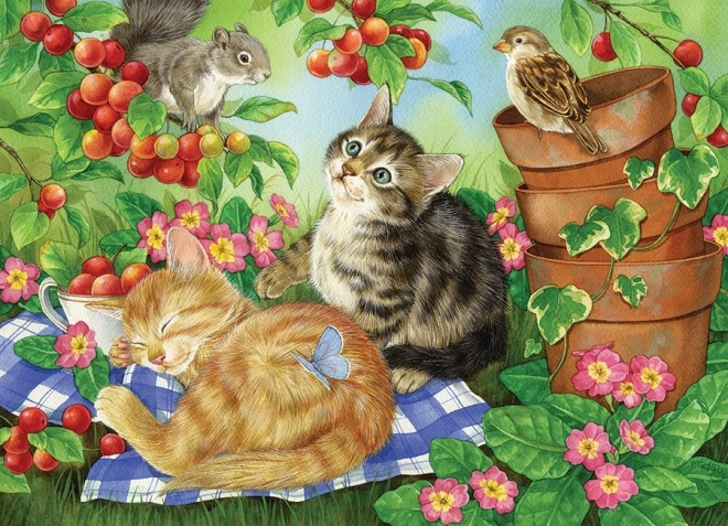 Puzzle de familie sub cireș 350 piese