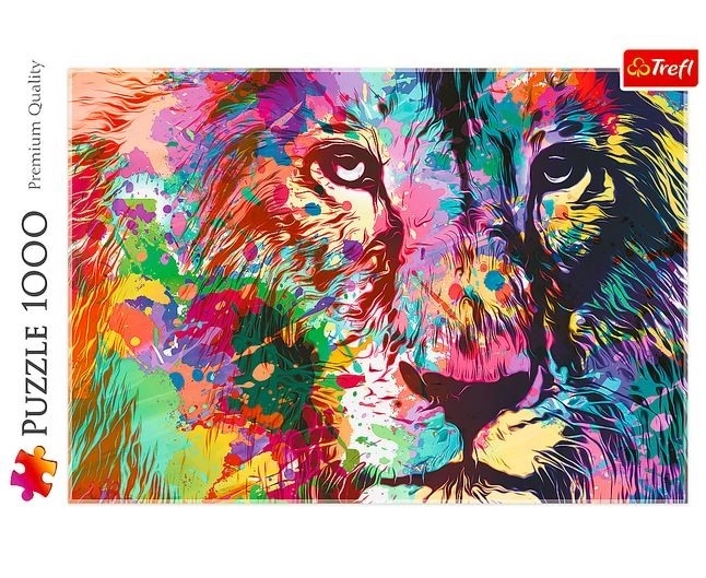 Puzzle leul colorat 1000 de piese