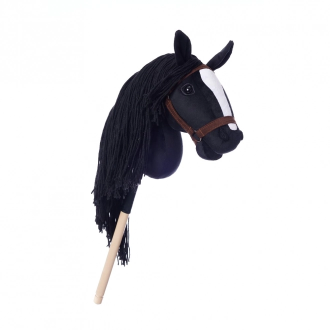 Cal pe băț Hobby Horse negru