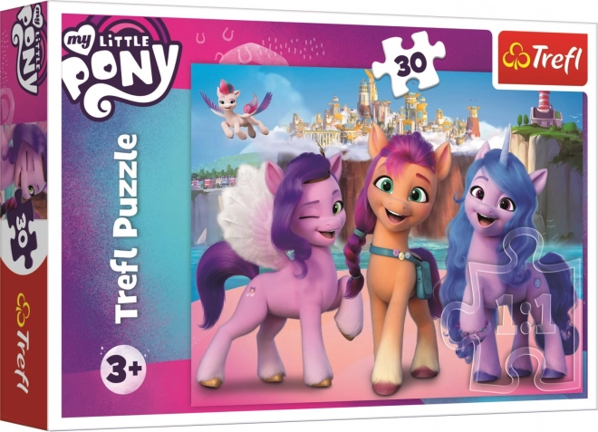 Puzzle Trefl My Little Pony: Strălucește ca un ponei, 30 piese