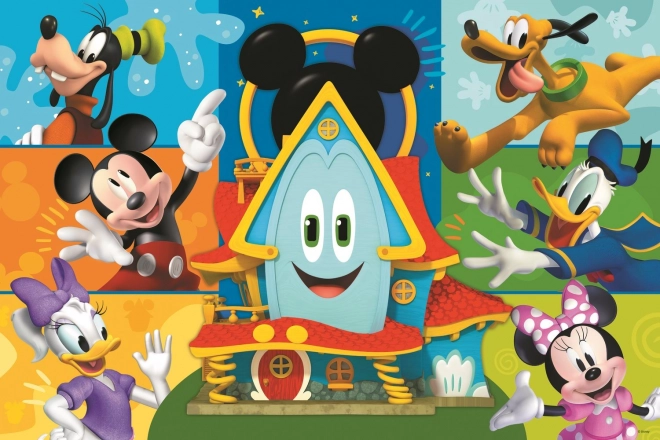 Puzzle MAXI 24 piese: Mickey Mouse și prietenii