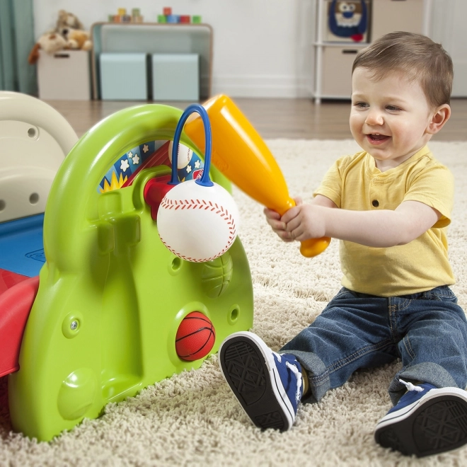 Centru de Joacă pentru Copii STEP2 cu Tobogan, Baschet și Baseball