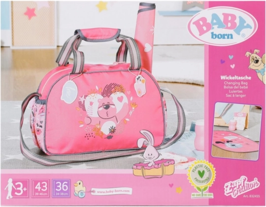BABY born geantă pentru schimbat cu salteluță și accesorii