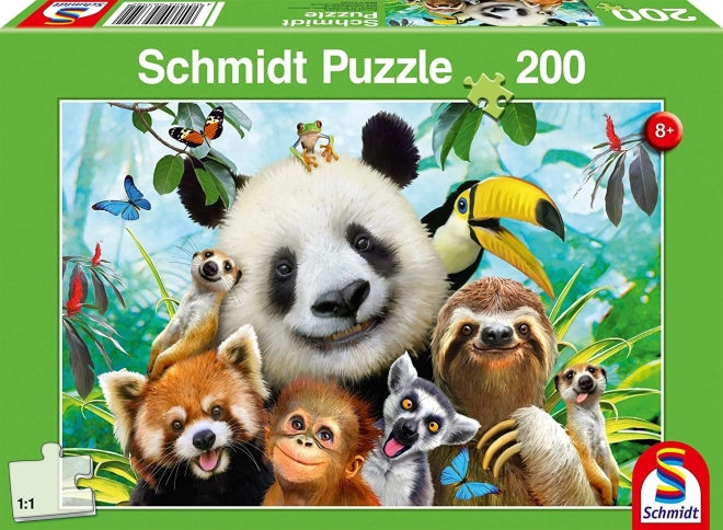 Puzzle Distracție Animalice 200 piese