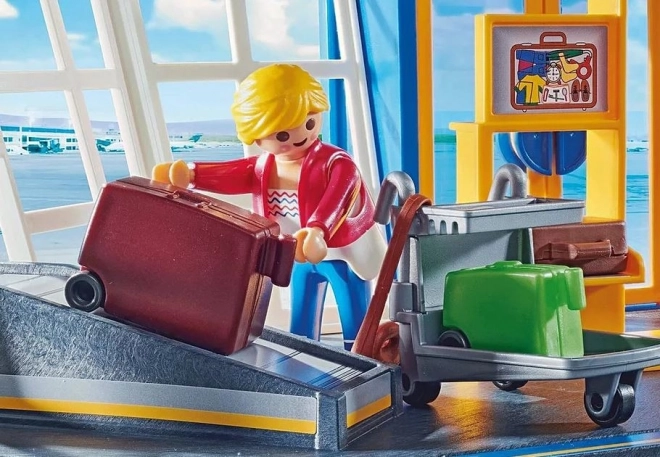 Set cu figurine și avion Aeroport CITY ACTION